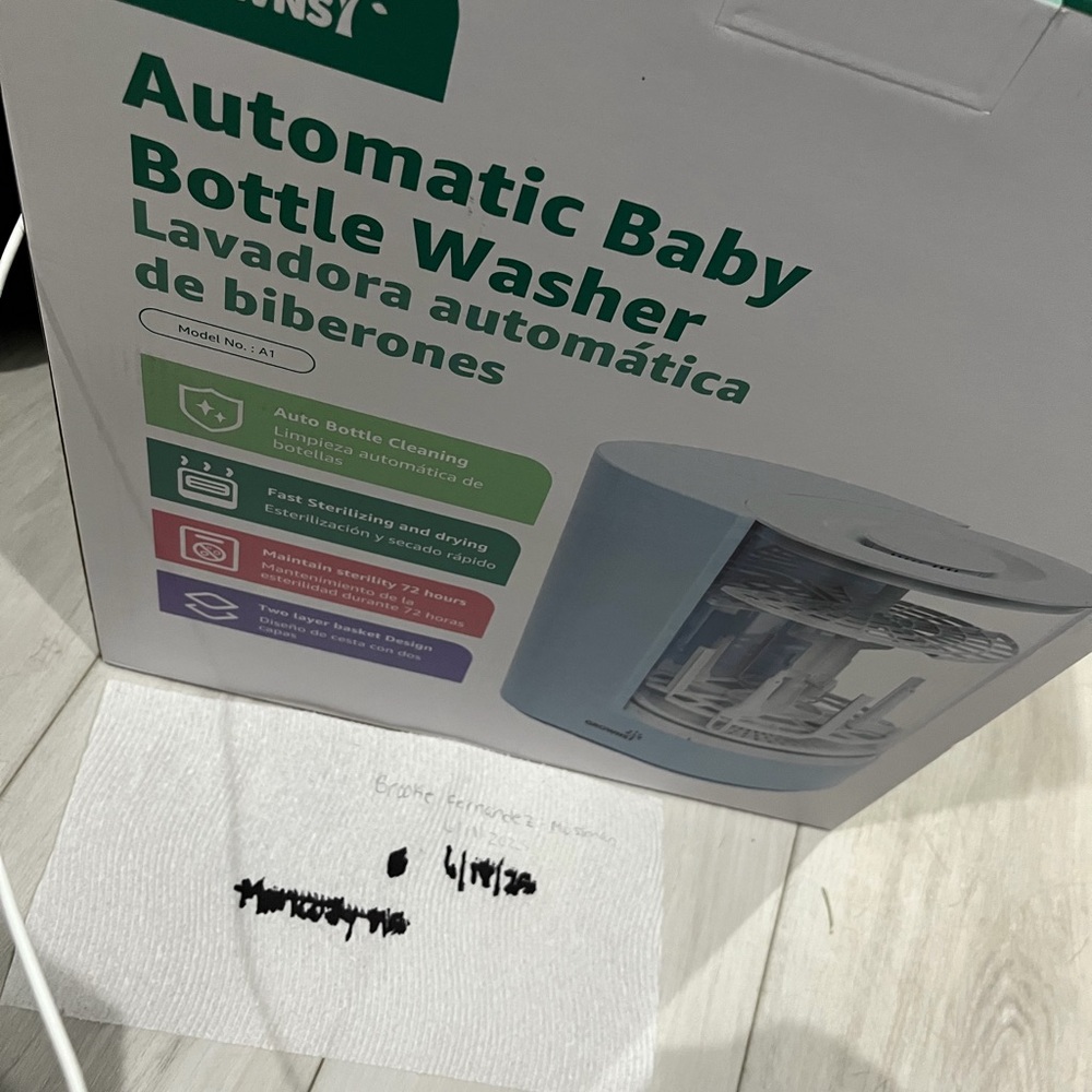 Grownsy Automatic Baby Bottle Washer - Blue